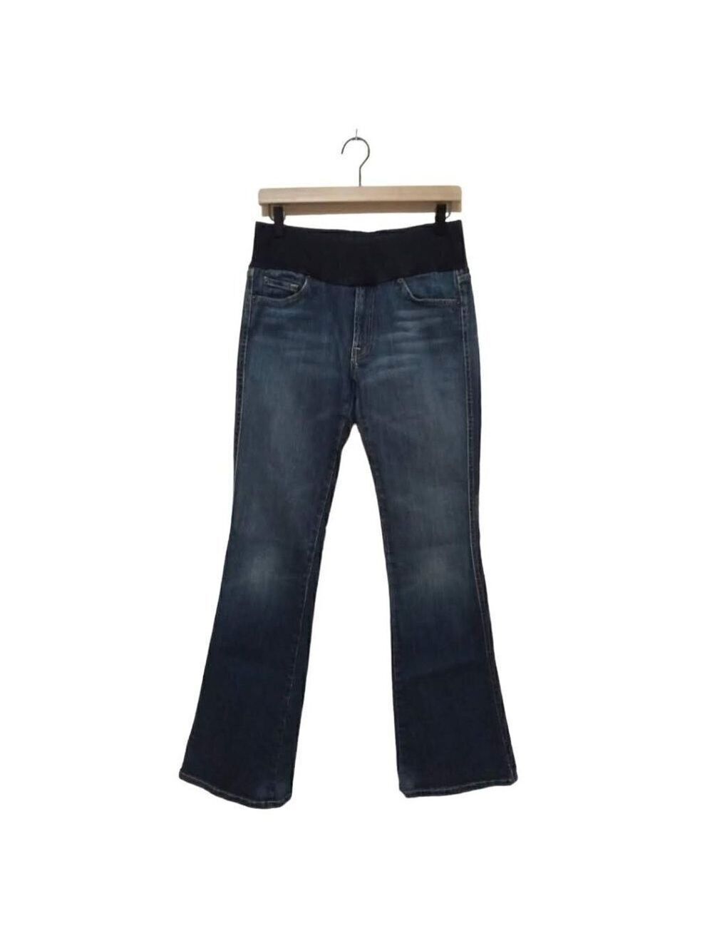 A Pea in the Pod 7 For All Man Kind Flare Maternity Jeans Sz 31